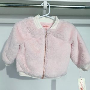 Cat & Jack baby girl faux fur coat